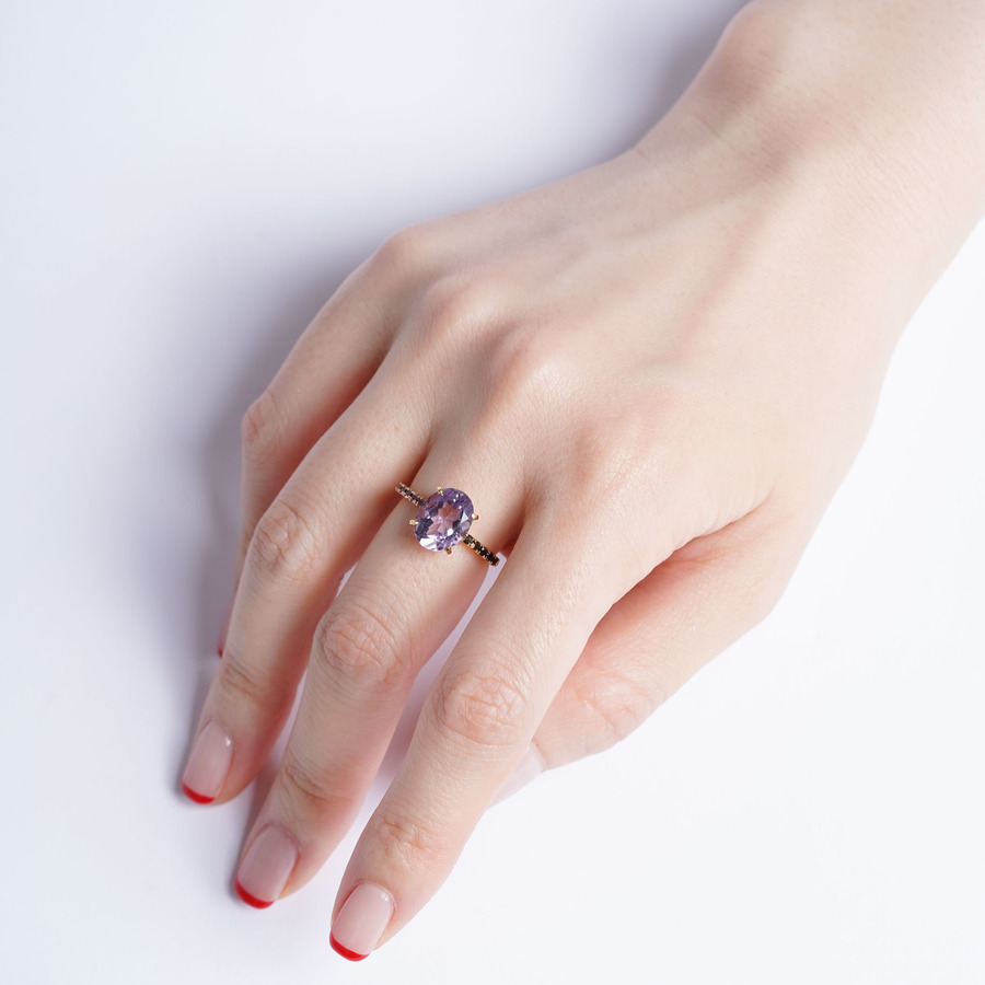 Personal ring“Amethyst” 詳細画像 Gold 4