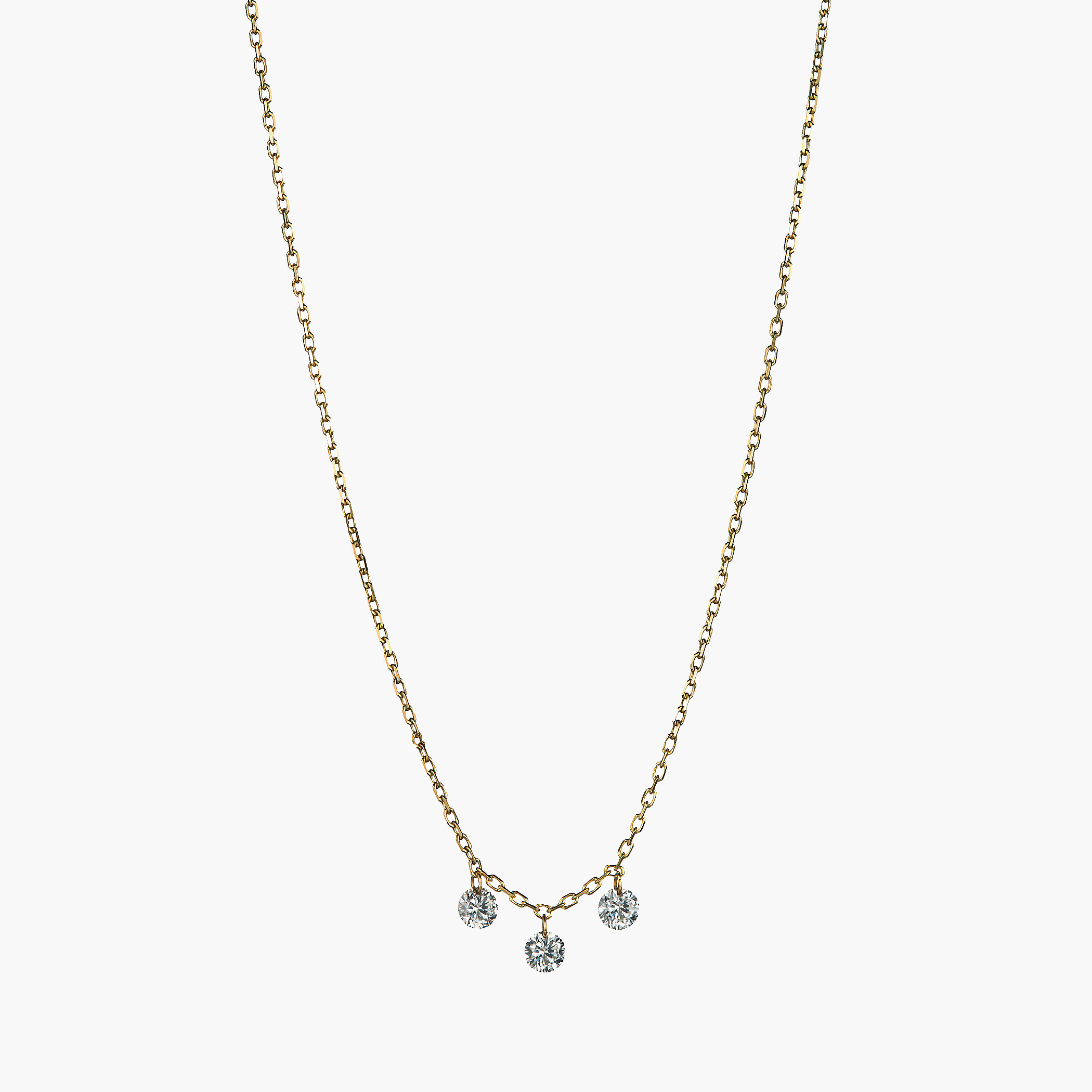 SHIZUKU necklace“three stone”