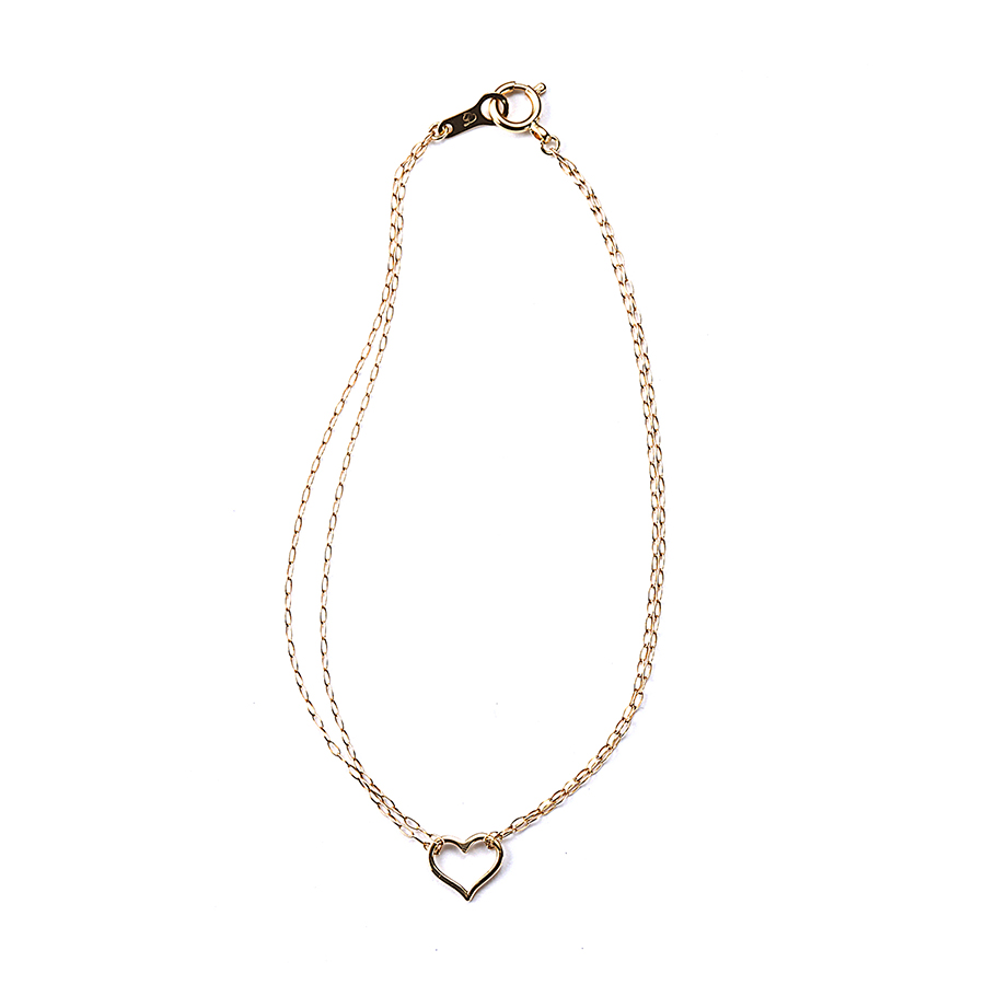 Silhouette bracelet“Heart” 詳細画像 Gold 1