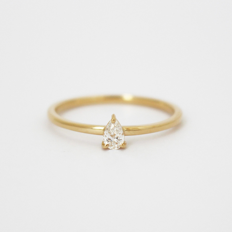 Shape of you ring“Pear shape” 詳細画像 Gold 1