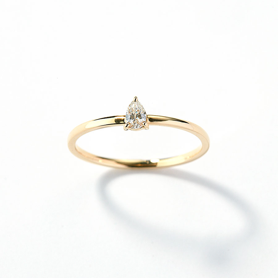 Shape of you ring“Pear shape” 詳細画像 Gold 1
