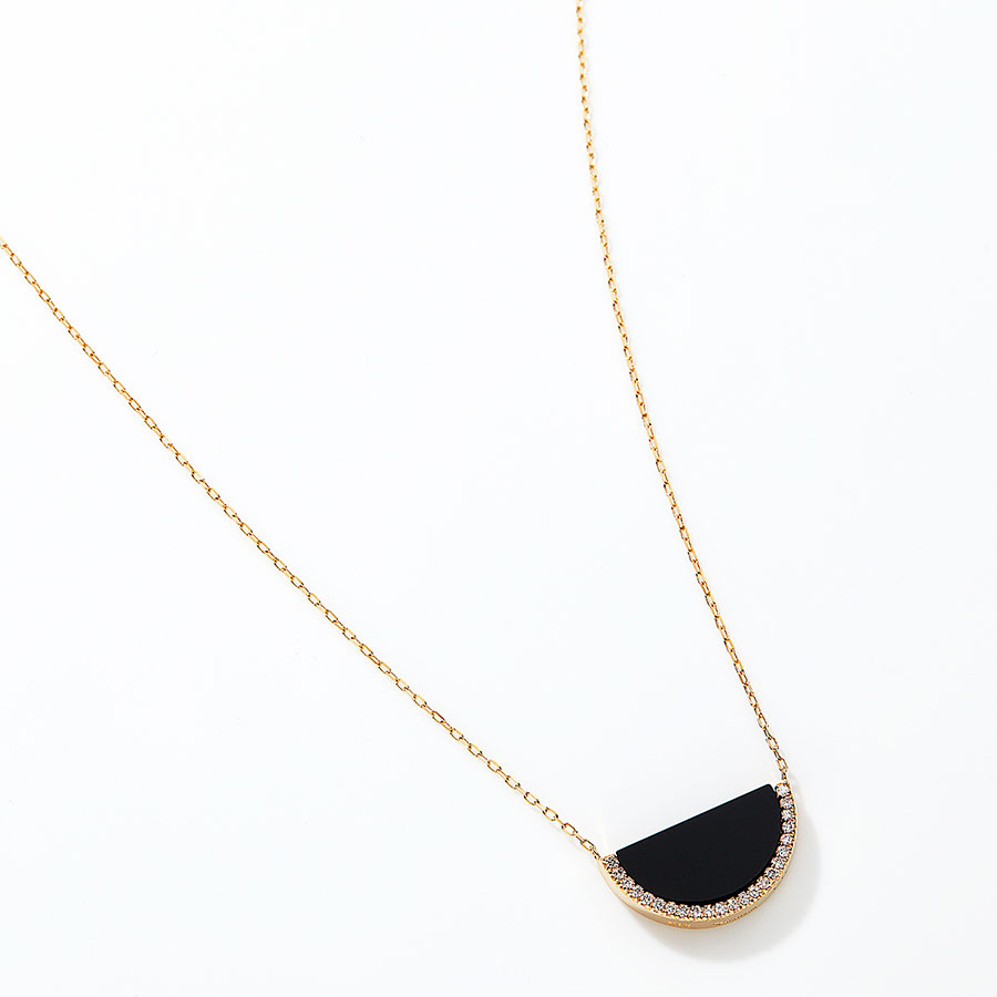 Lady moon necklace 詳細画像 Gold 1