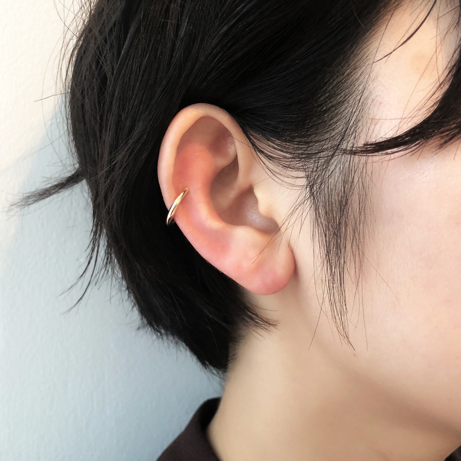 Hoop earrings(S) 詳細画像 Gold 3