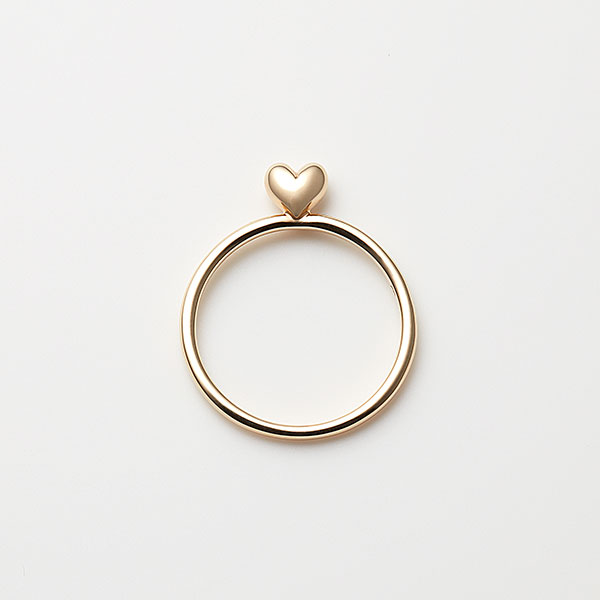 Mellow heart ring(K10)