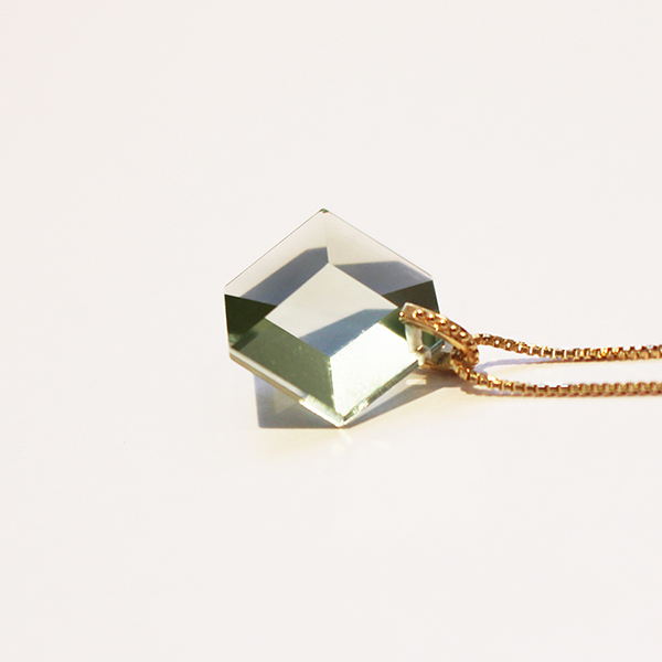 Too sweet necklace(green amethyst) 詳細画像