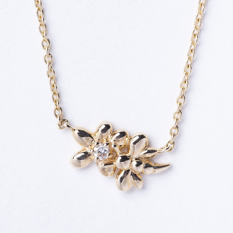 Honeybee diamond necklace 詳細画像 Gold 1