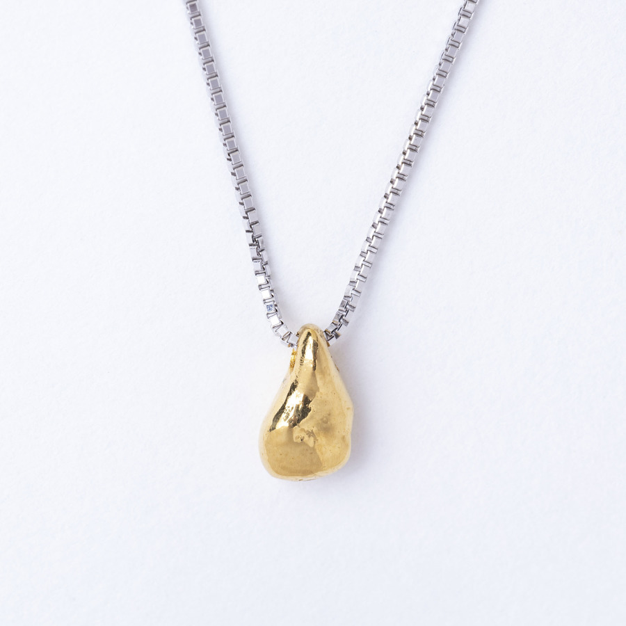 Pure gold necklace “Mame” 詳細画像 Gold 1