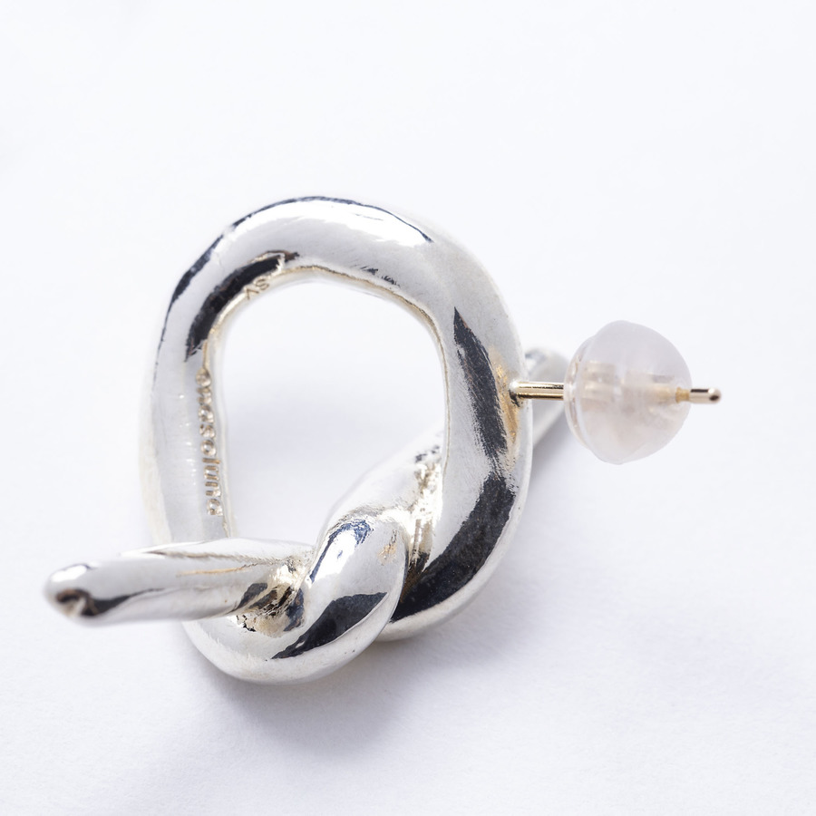 “Musubi” earrings 詳細画像 Silver 1