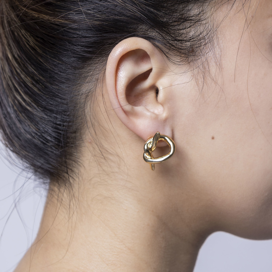 “Musubi” earrings 詳細画像 Gold 2