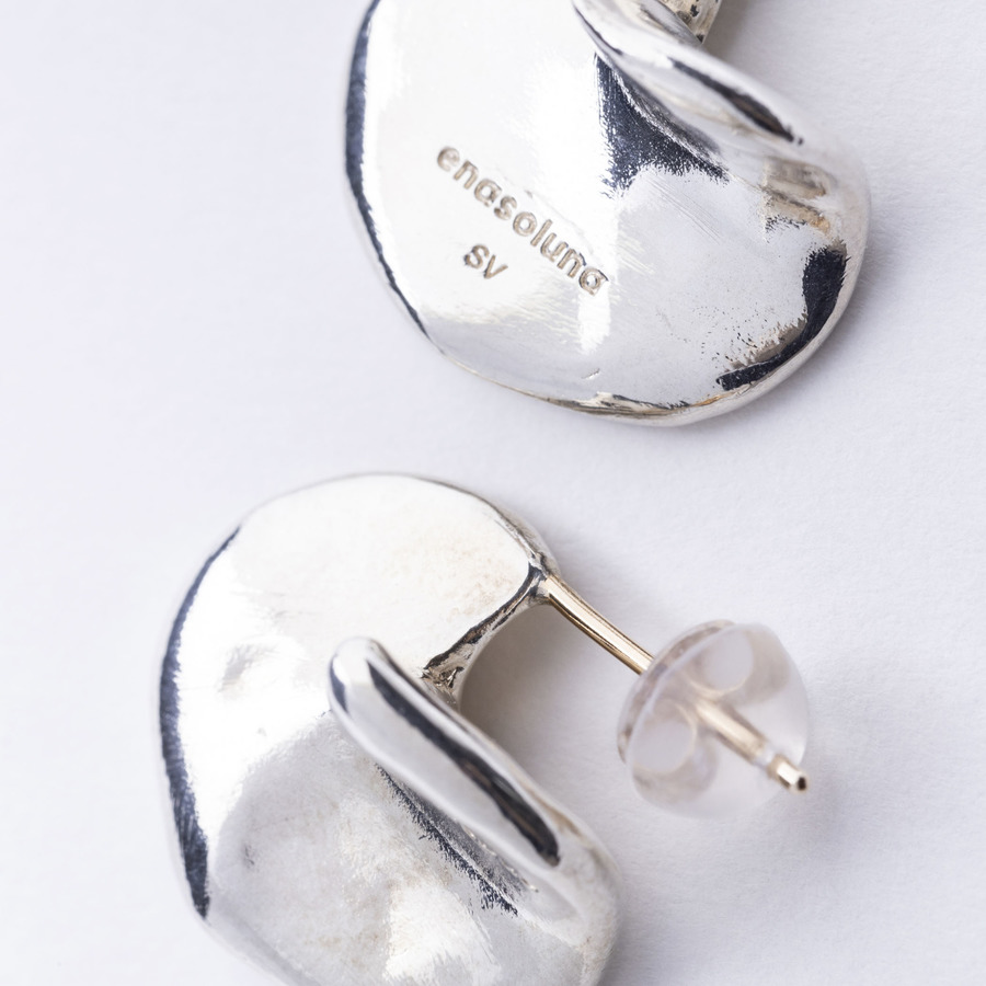 “Chigiri” earrings 詳細画像 Silver 1