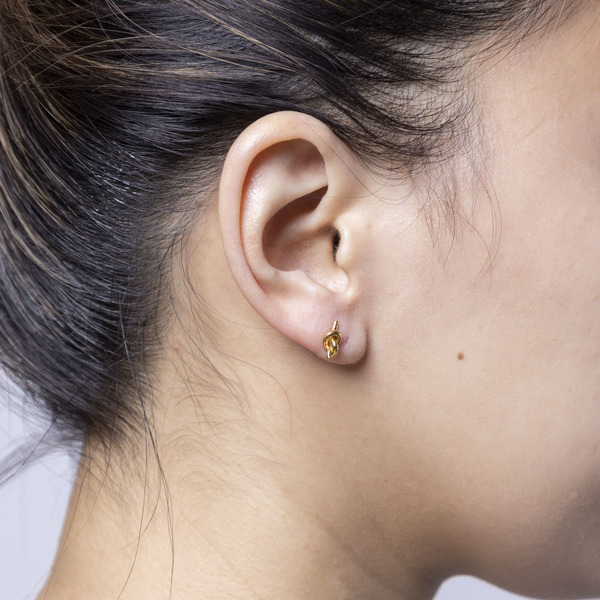 Pure gold earrings “Musubi” 詳細画像