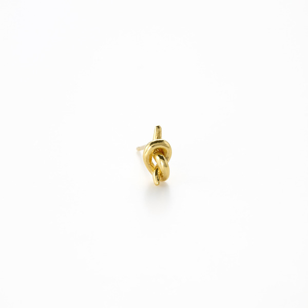 Pure gold earrings “Musubi”