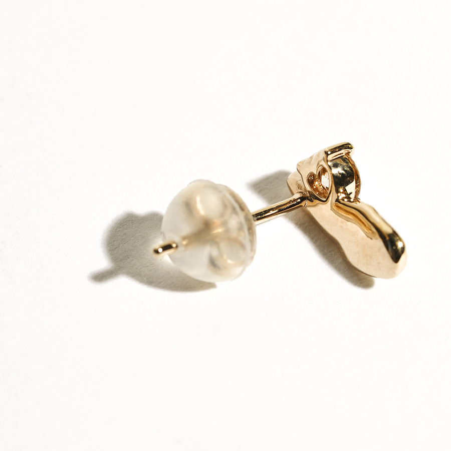 Diamond drop earrings 詳細画像 Gold 2