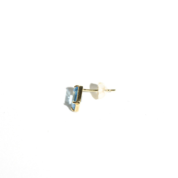 Fancy drop earring(blue topazt) 詳細画像