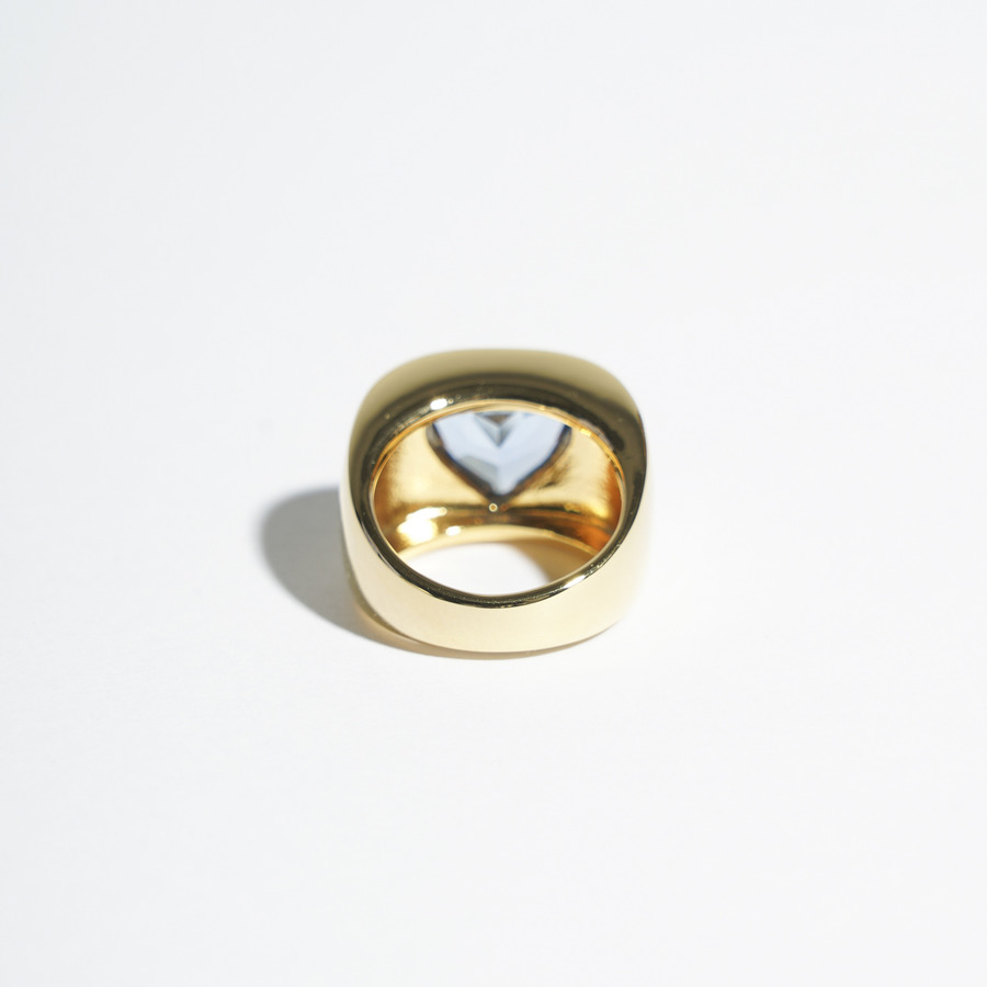 Big heart stone ring (3～7号)｜enasoluna（エナソルーナ）公式サイト