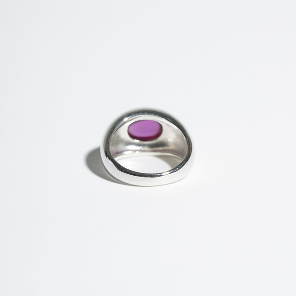 Oval stone ring 詳細画像