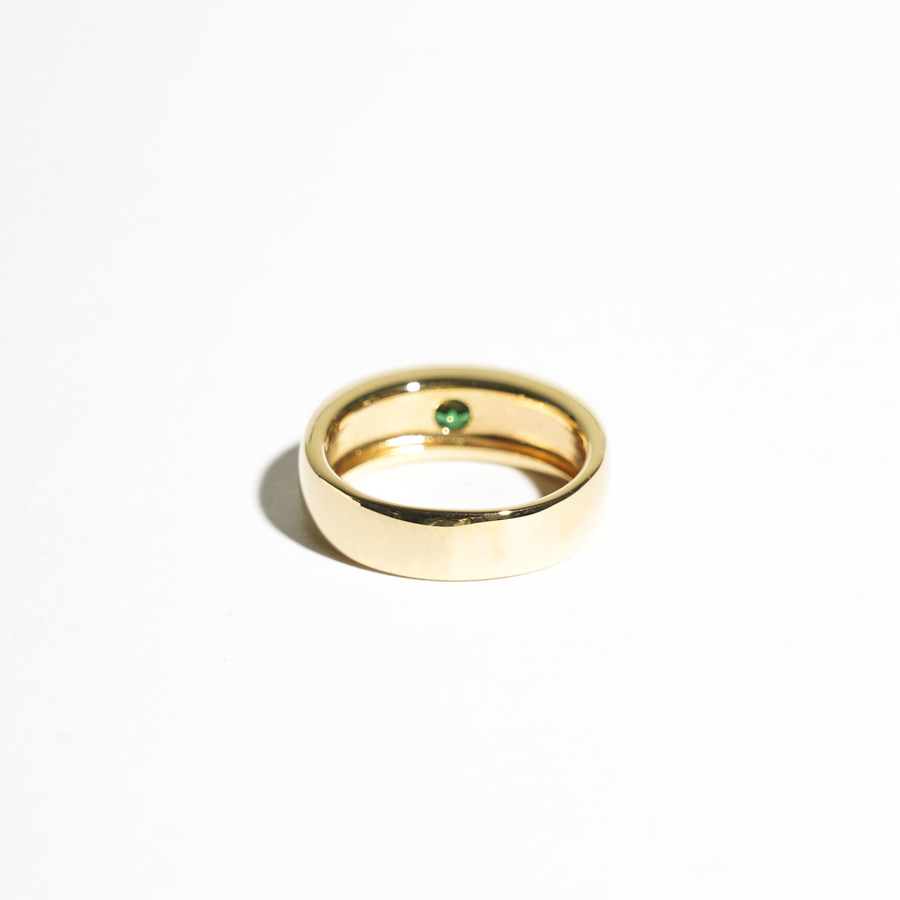 One stone ring 詳細画像 Green 2
