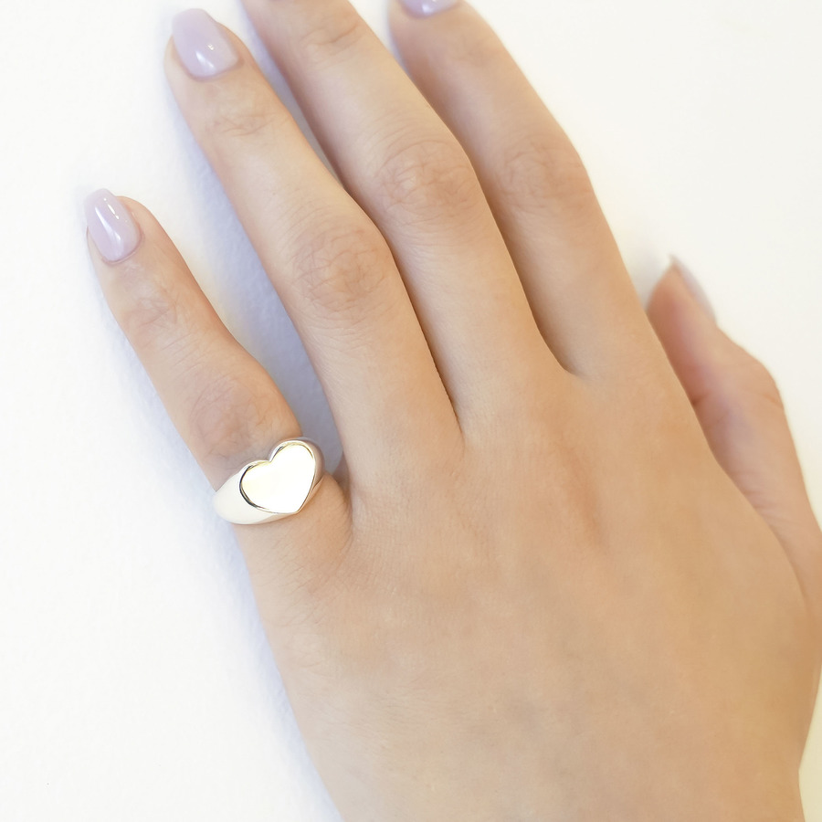 Heart ring (SV) 詳細画像 Silver 4