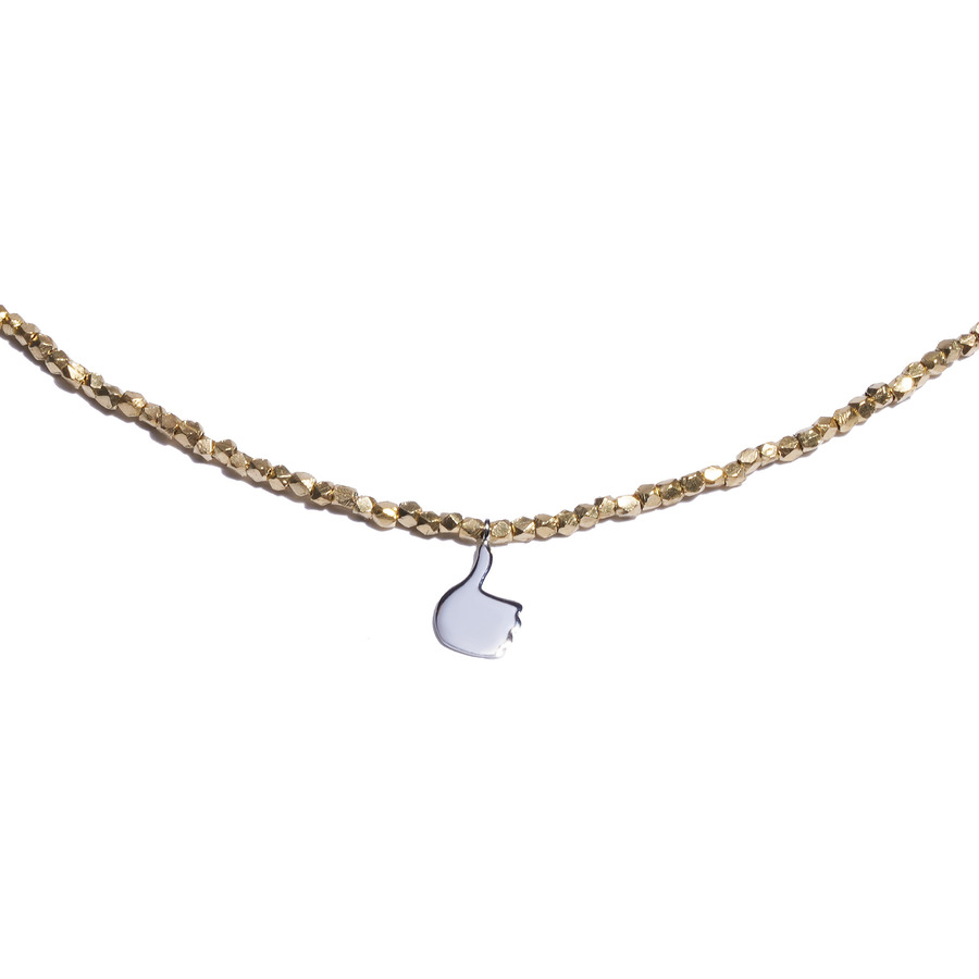 Hello necklace (Good) 詳細画像 Gold 2