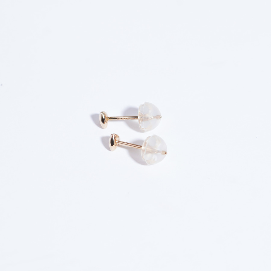 Micro heart earrings 詳細画像 Gold 1