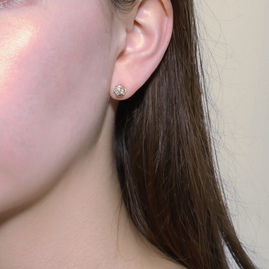 Solid diamond earrings 詳細画像 Other 5