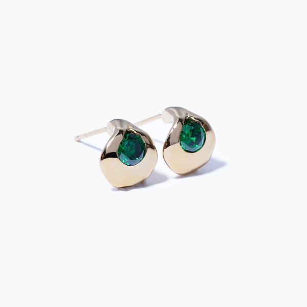 Colorful earrings(green) 詳細画像