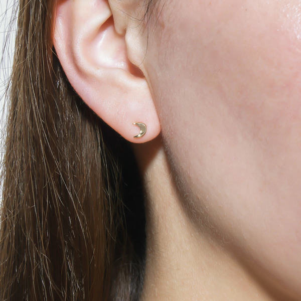 Moon earrings 詳細画像