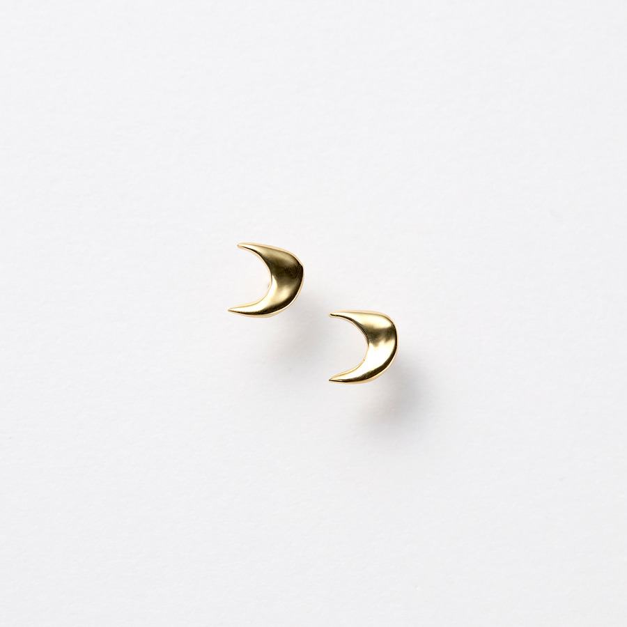 Moon earrings 詳細画像 Gold 1