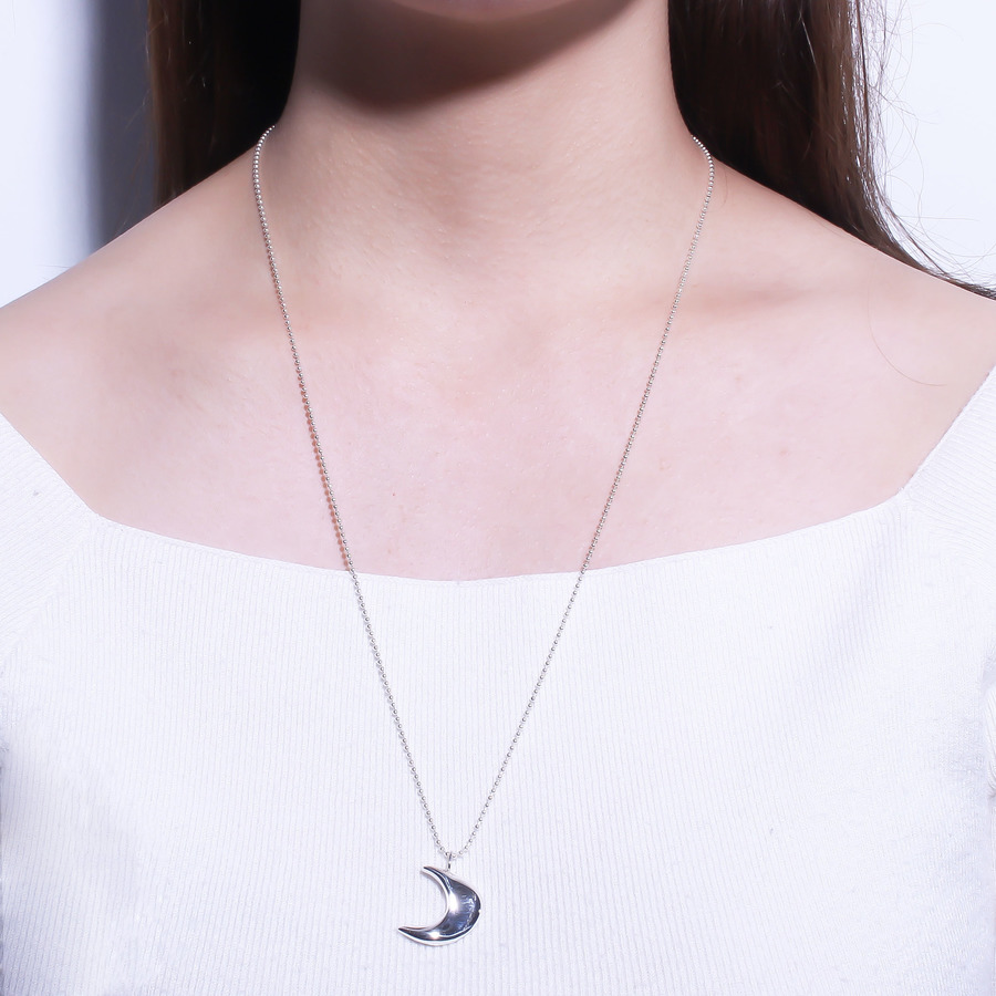 Super moon necklace 詳細画像 Silver 3