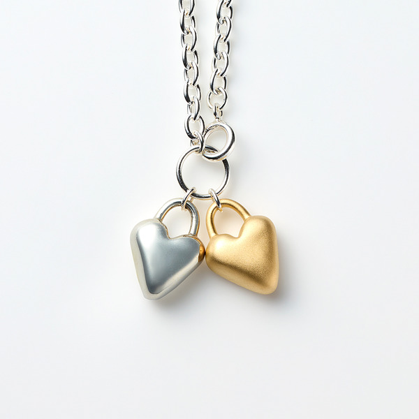 Unit heart necklace 詳細画像