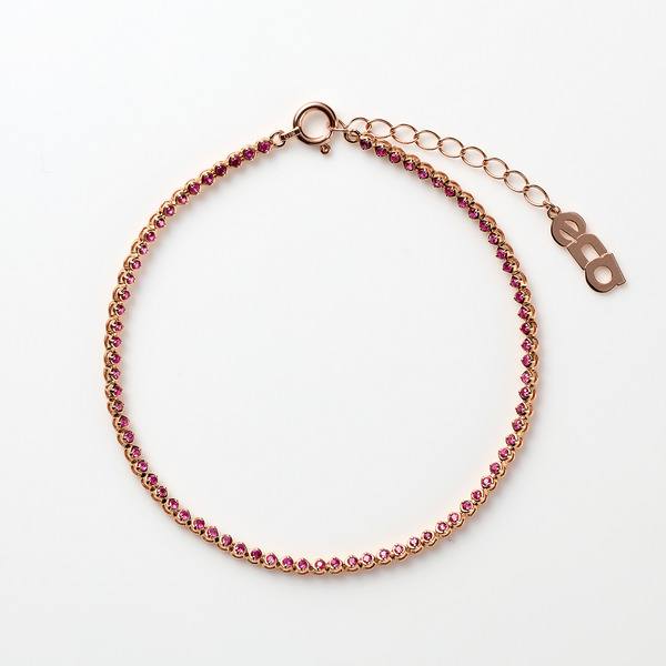 Tennis bracelet(ruby)