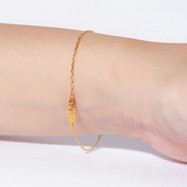 Solid gold bracelet 詳細画像