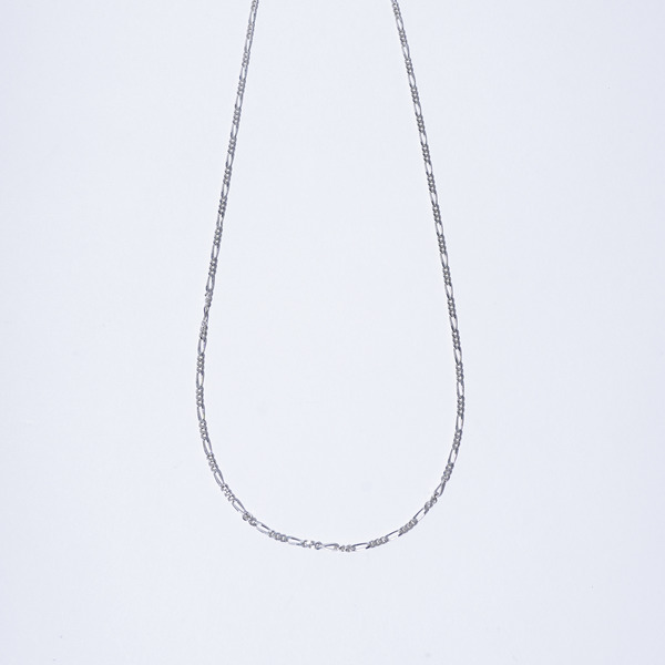 Long silver chain necklace 詳細画像