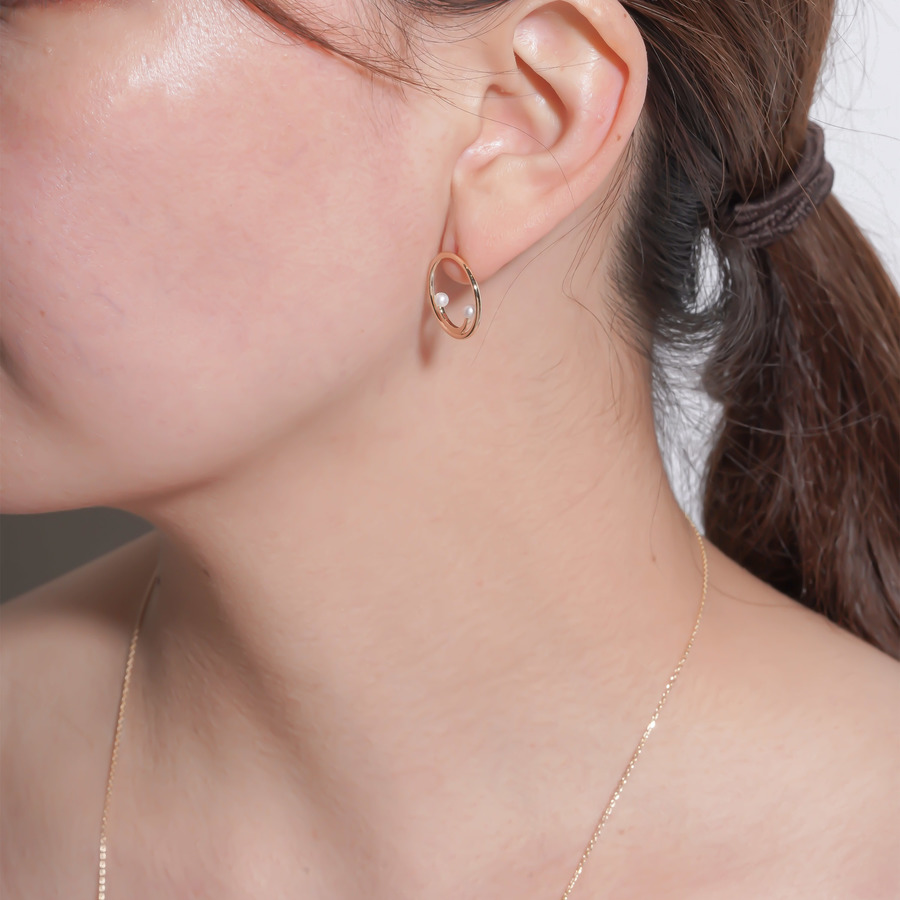 Joy pearl earrings 詳細画像 Gold 3