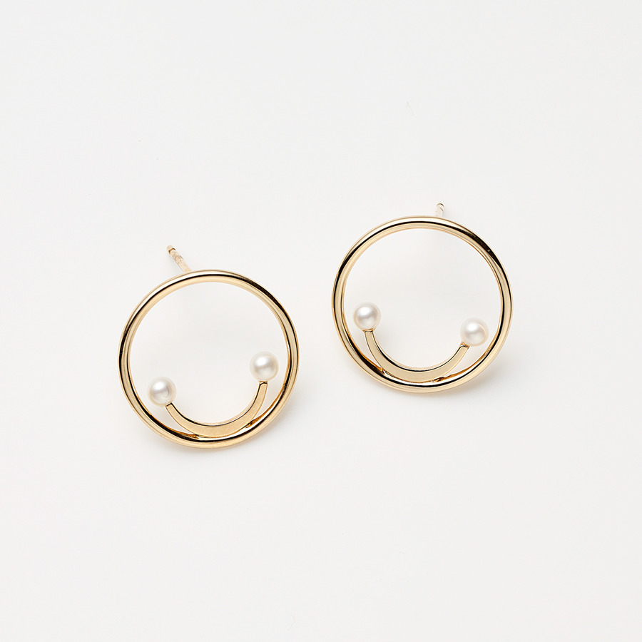 Joy pearl earrings 詳細画像 Gold 1