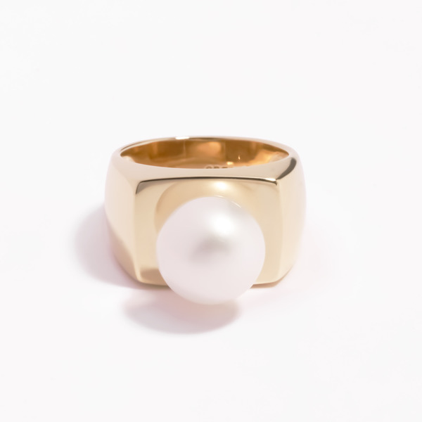 On pearl ring (Gold) 詳細画像