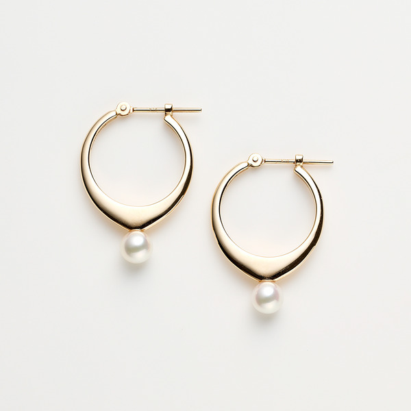 TSUBURA pearl earrings