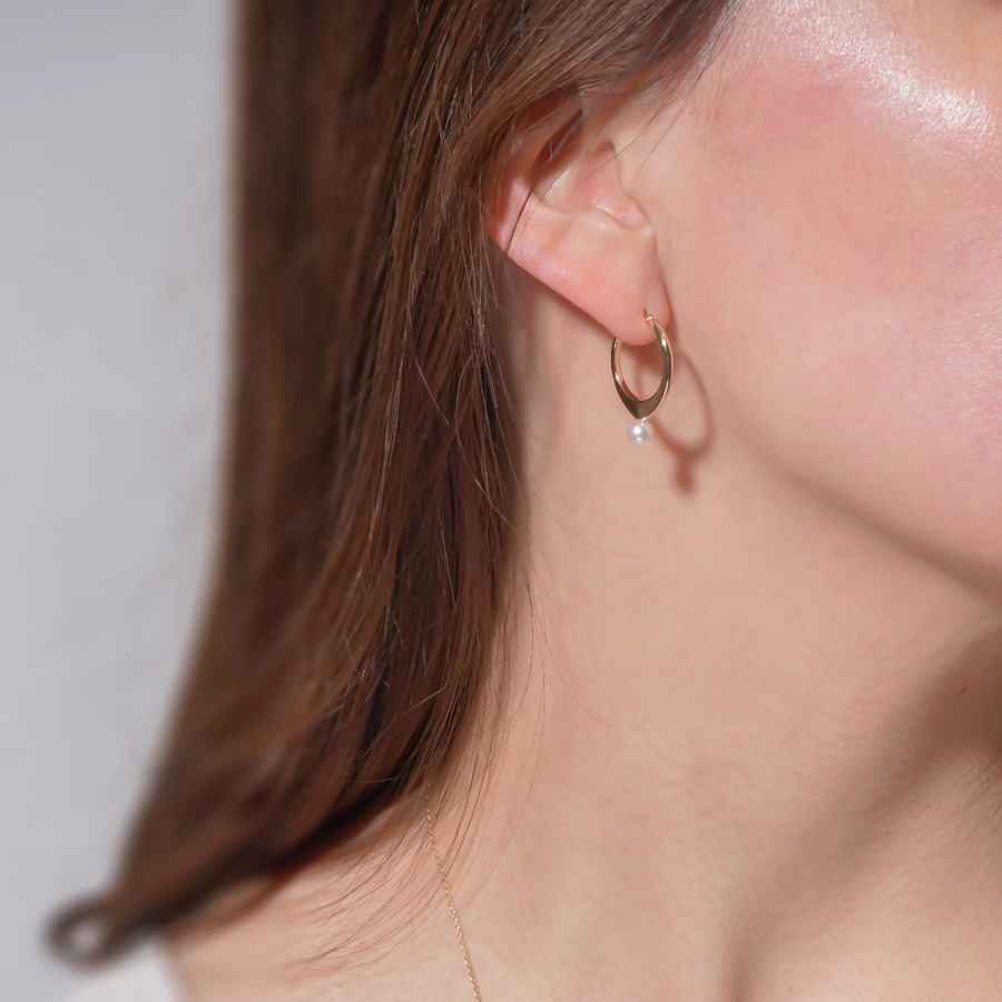 TSUBURA pearl earrings 詳細画像 Gold 2
