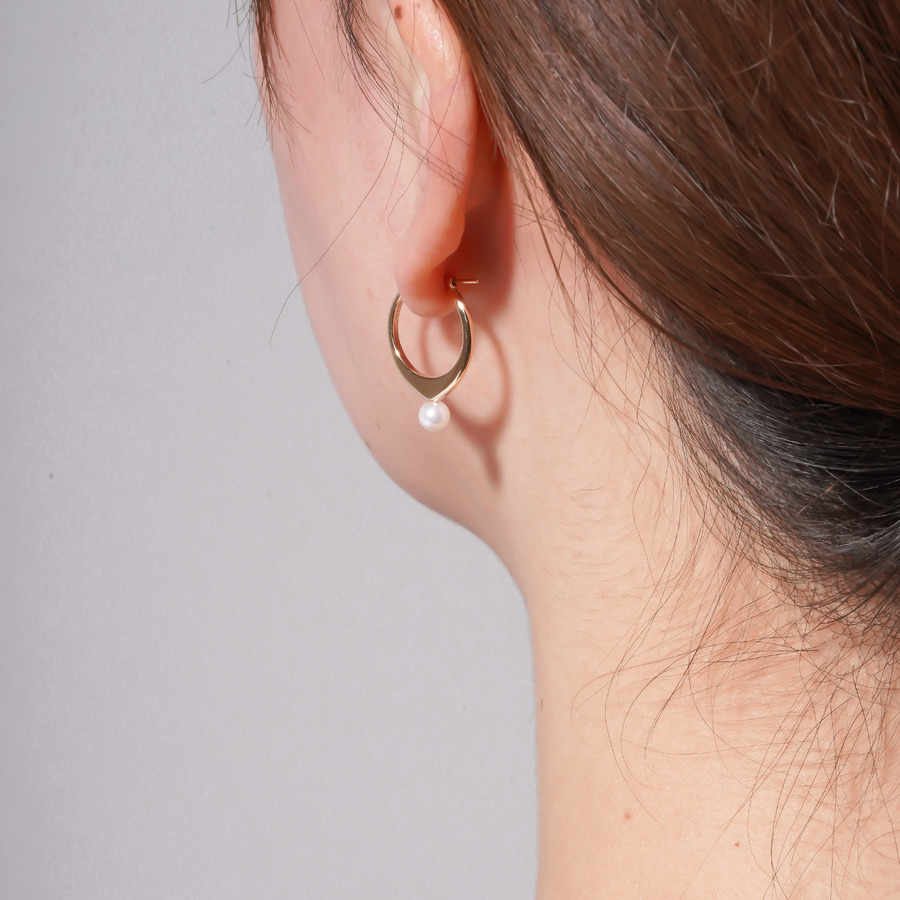 TSUBURA pearl earrings 詳細画像 Gold 4