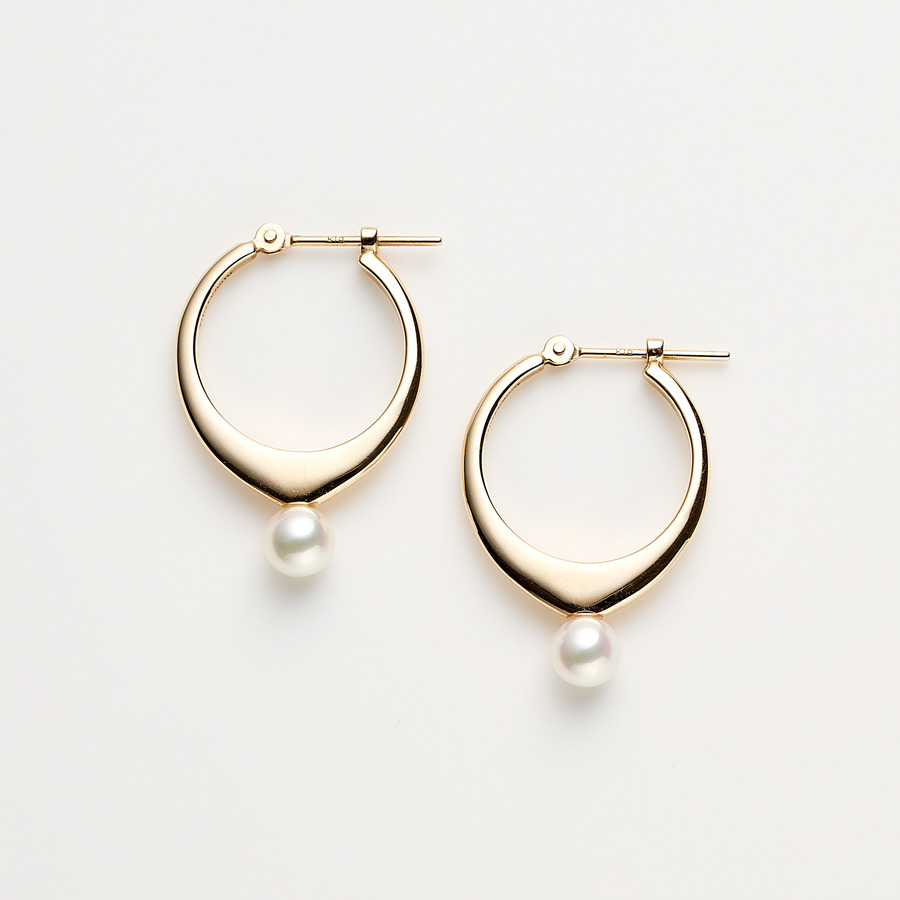 TSUBURA pearl earrings 詳細画像 Gold 1