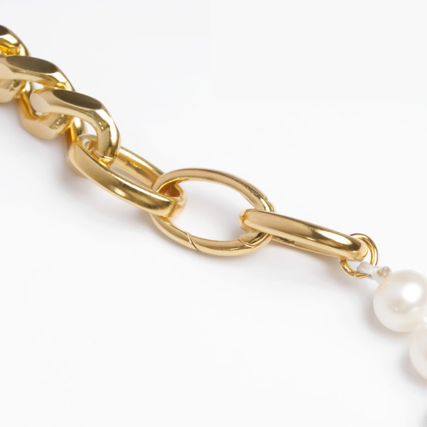 Pearl and chain necklace｜enasoluna（エナソルーナ）公式サイト