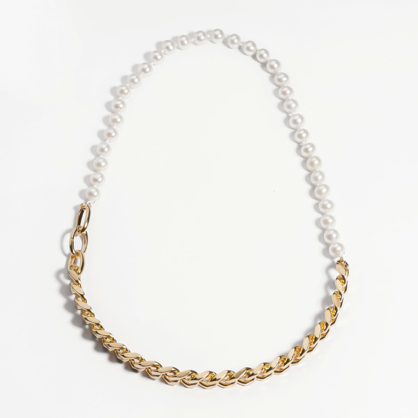 Pearl and chain necklace｜enasoluna（エナソルーナ）公式サイト