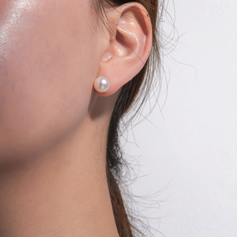 KAREN pearl earrings(WG) 詳細画像 Silver 2