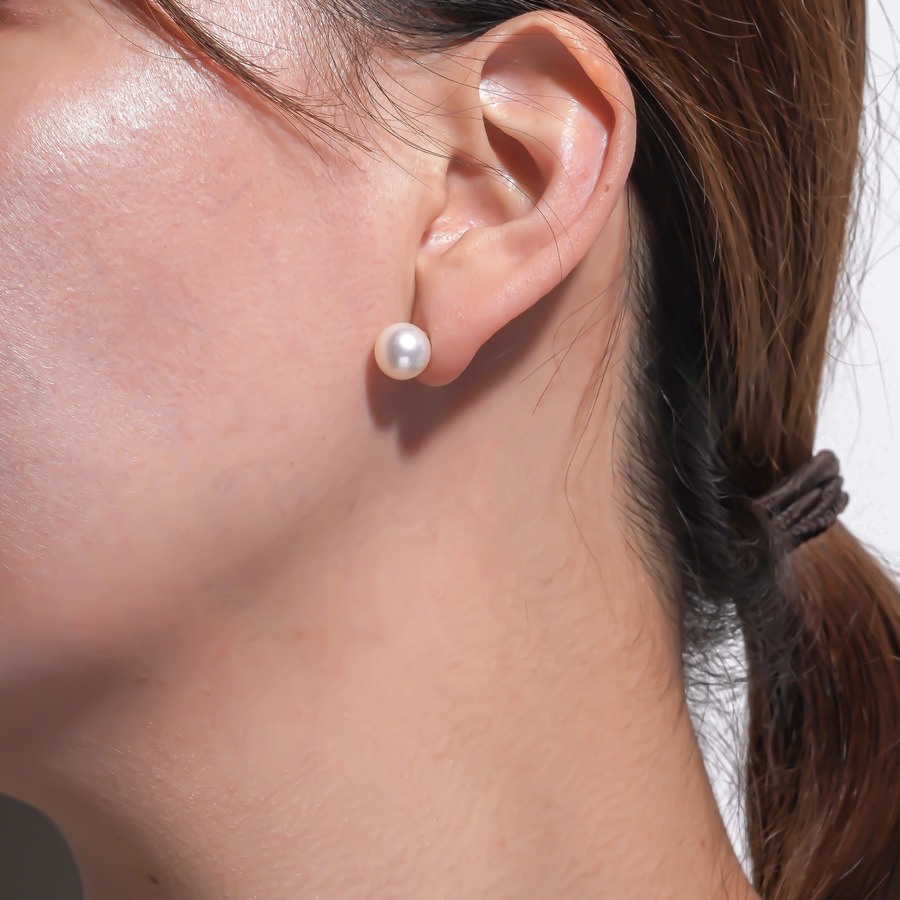 KAREN pearl earrings(WG) 詳細画像 Silver 3