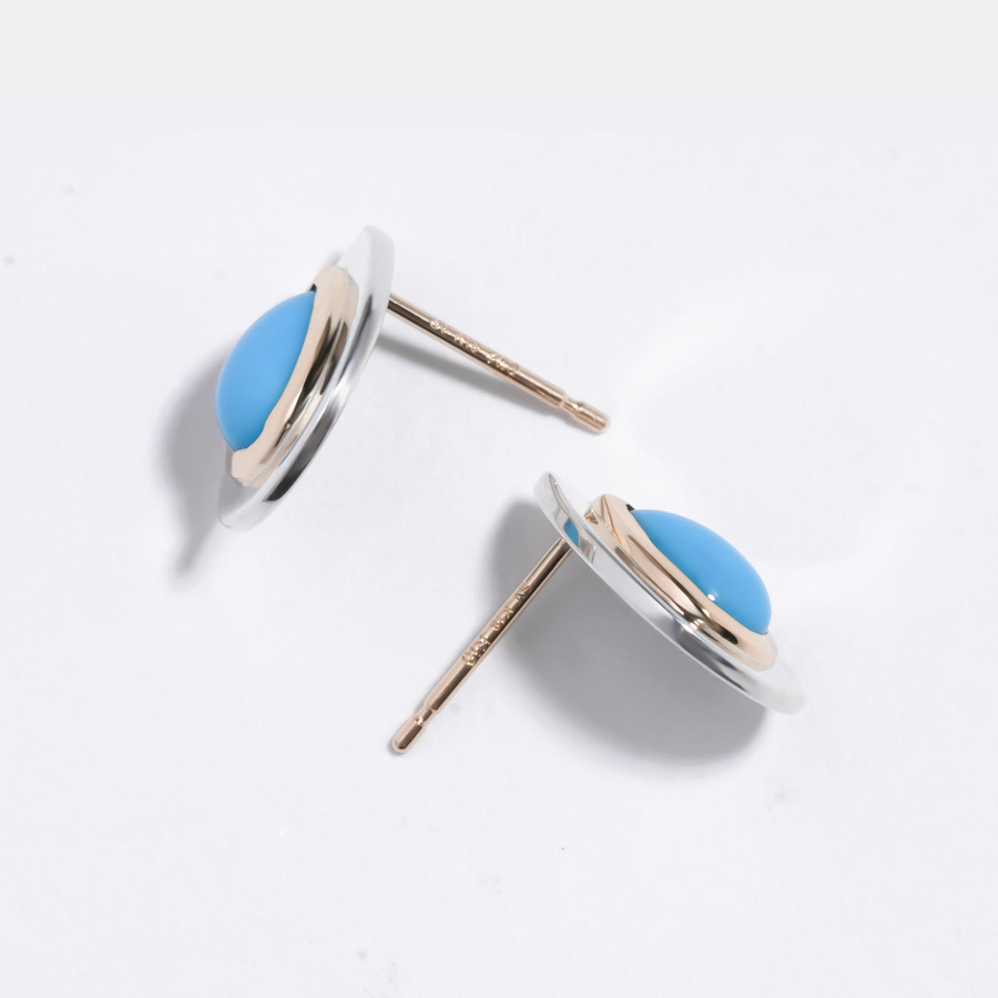 Drop turquoise earrings 詳細画像 Other 1