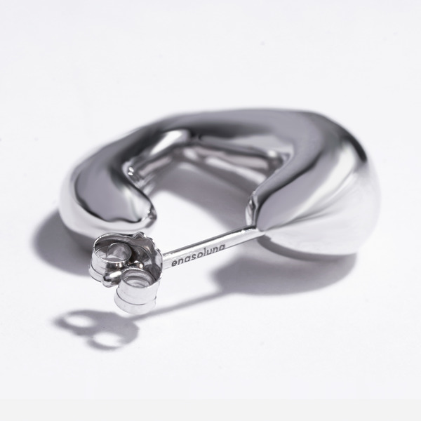 Growing heart earrings(Silver) 詳細画像