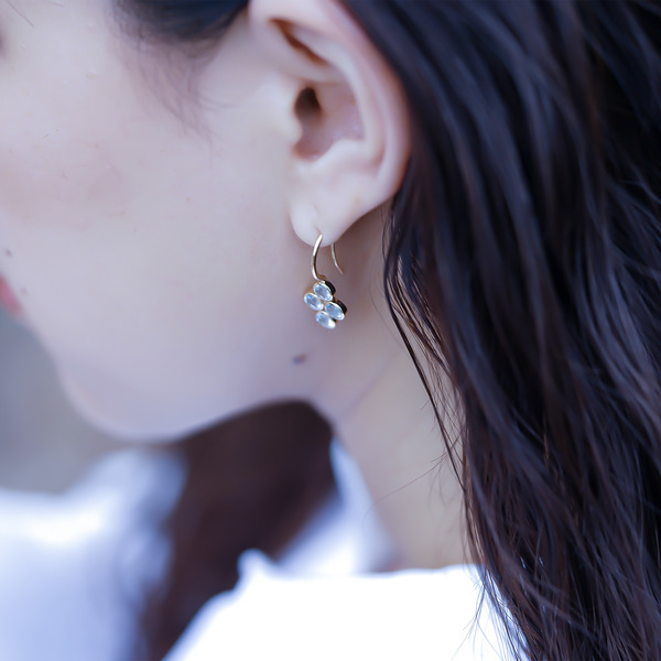 Lucky clover earrings 詳細画像