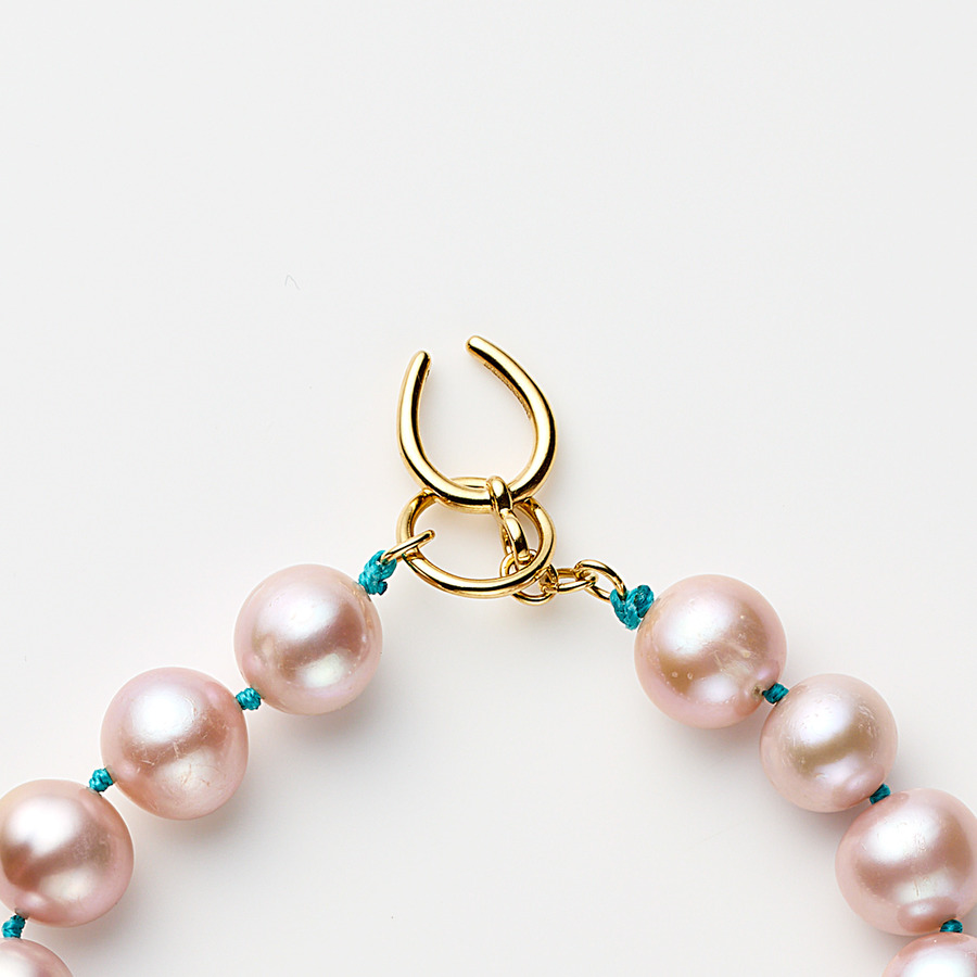 Nurture love bracelet(Pink pearl) 詳細画像 Gold 1