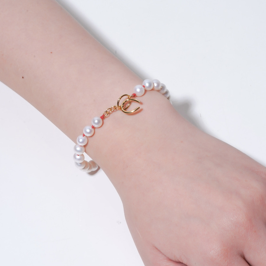 Nurture love bracelet(Pearl) 詳細画像 Gold 4