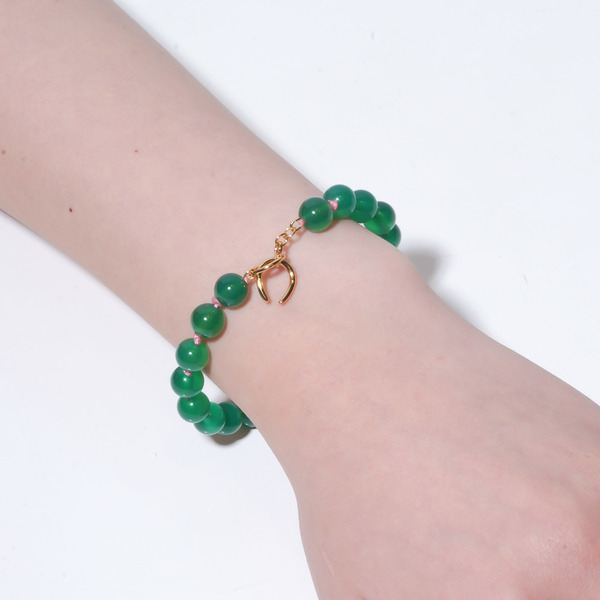 Nurture love bracelet(Green agate) 詳細画像